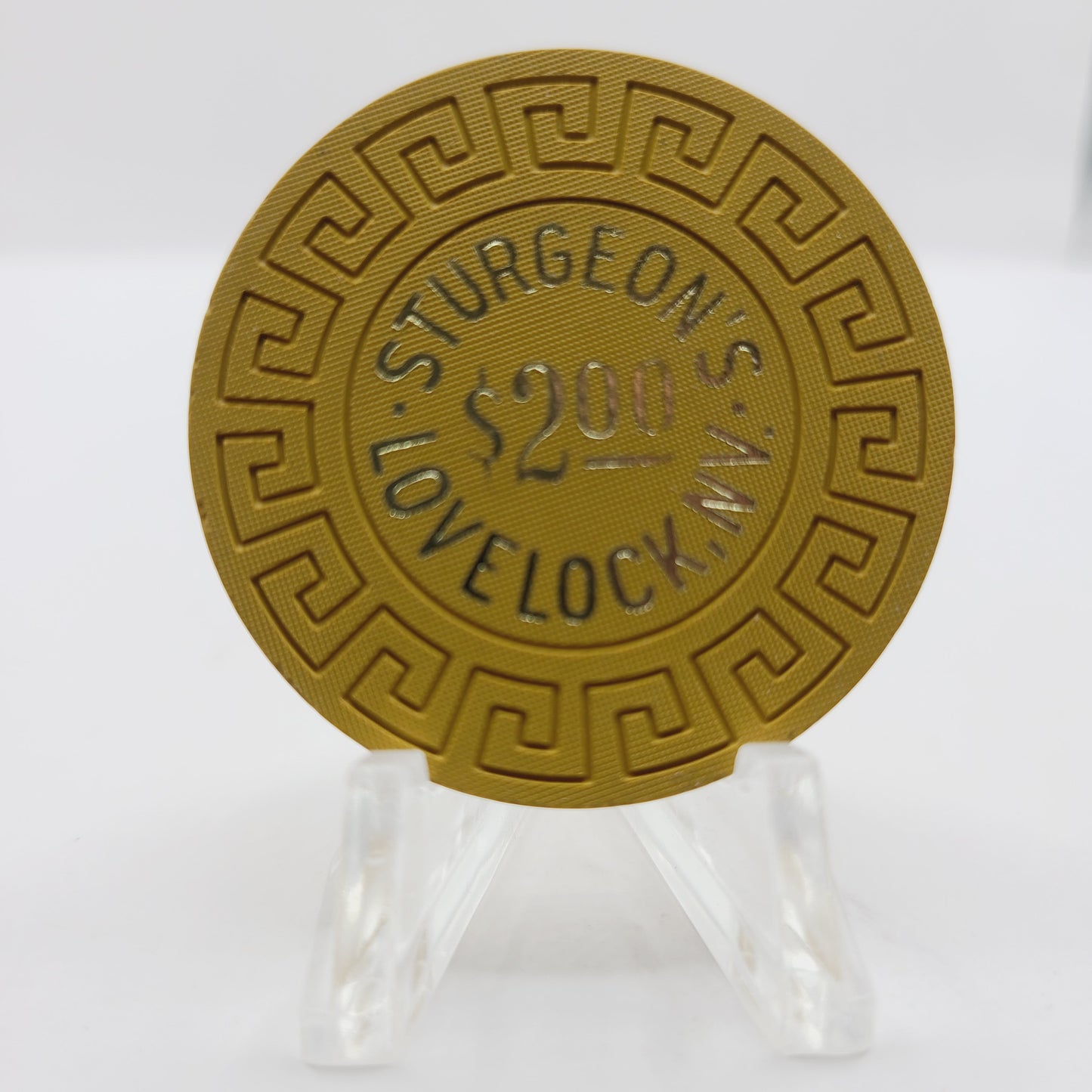 Sturgeons Casino Restaurant Inn Lovelock Nevada 1982 $2 Casino Chip N5736