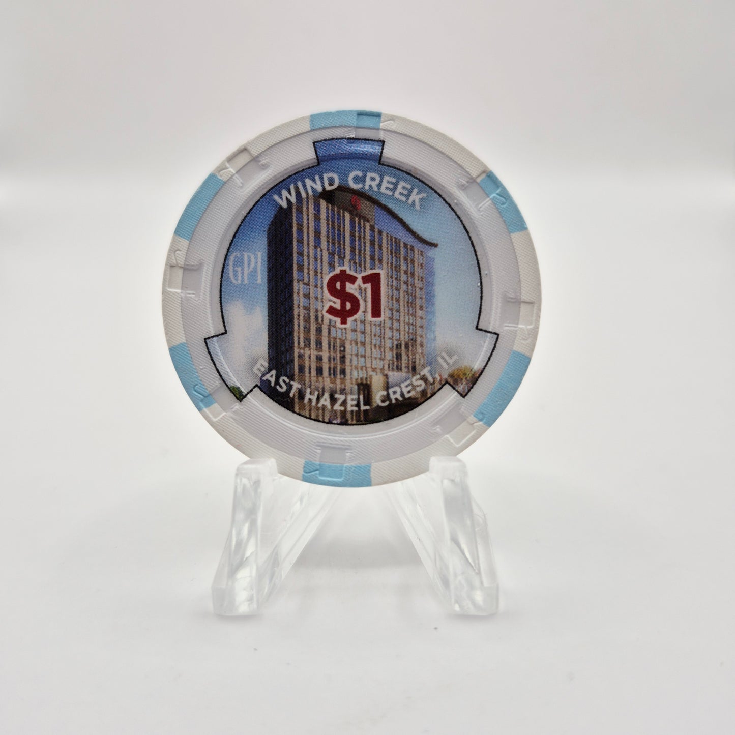 Wind Creek Chicago Southland Casino East Hazel Crest Illinois 2024 $1 Casino Chip