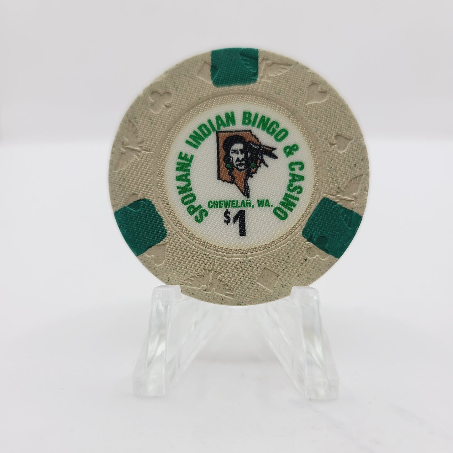 Spokane Indian Bingo Casino Chewelah Washington $1 Casino Chip