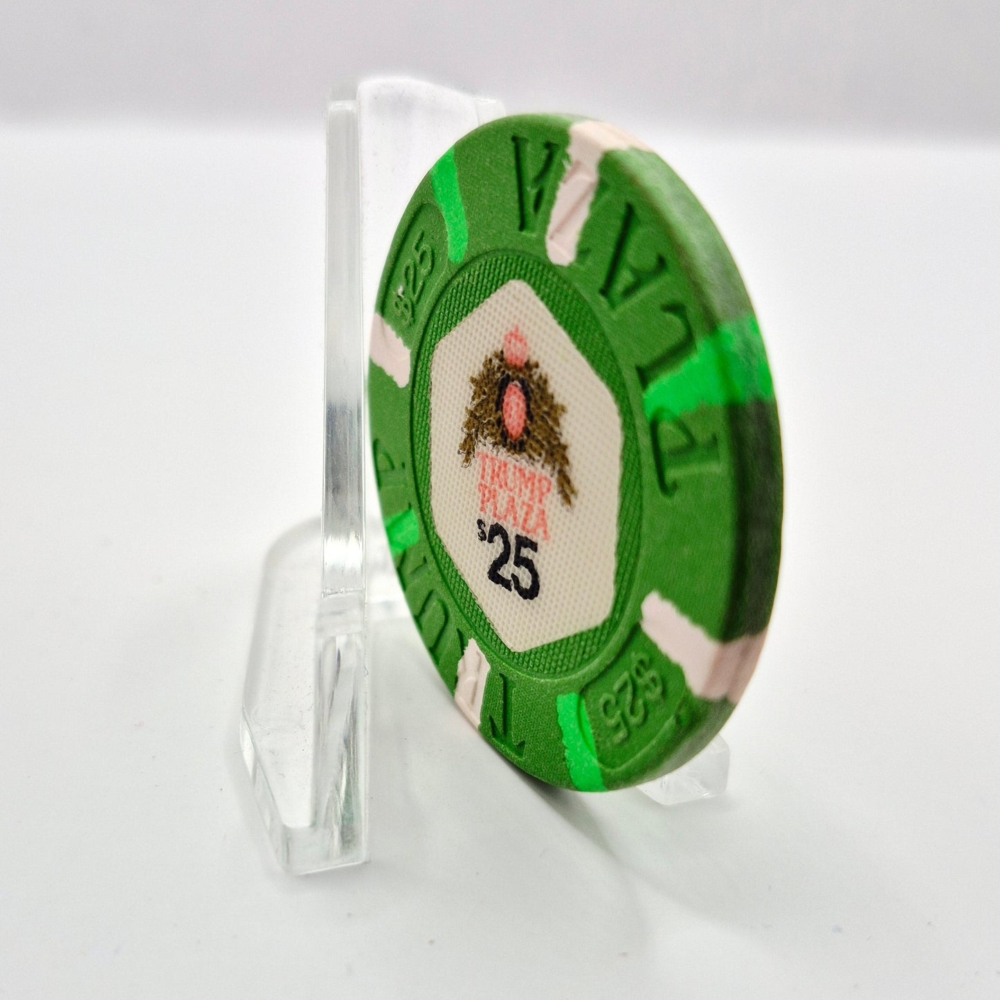 Trump Plaza Hotel Casino Atlantic City New Jersey $25 Casino Chip