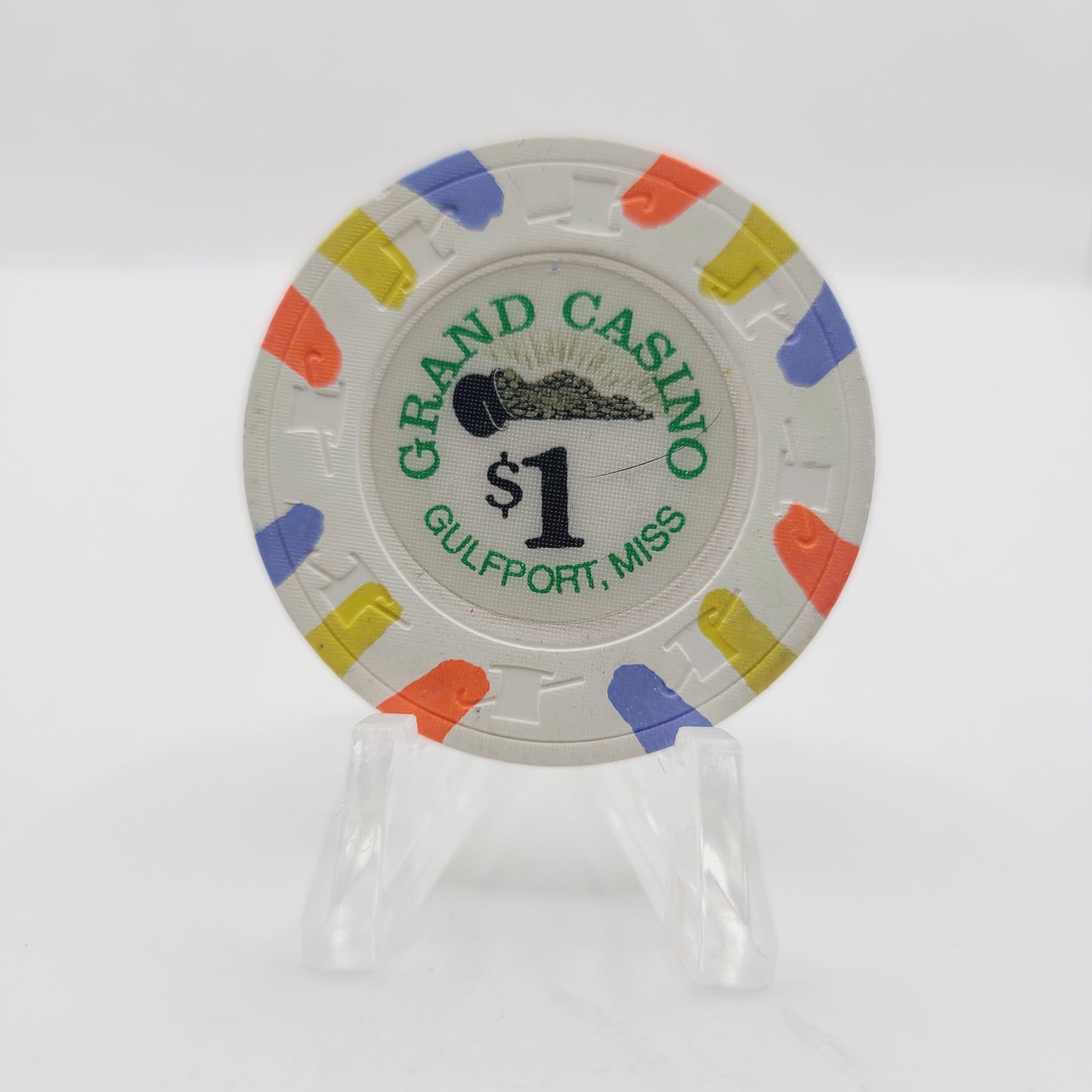 Grand Riverboat Casino Gulfport Mississippi $1 Casino Chip
