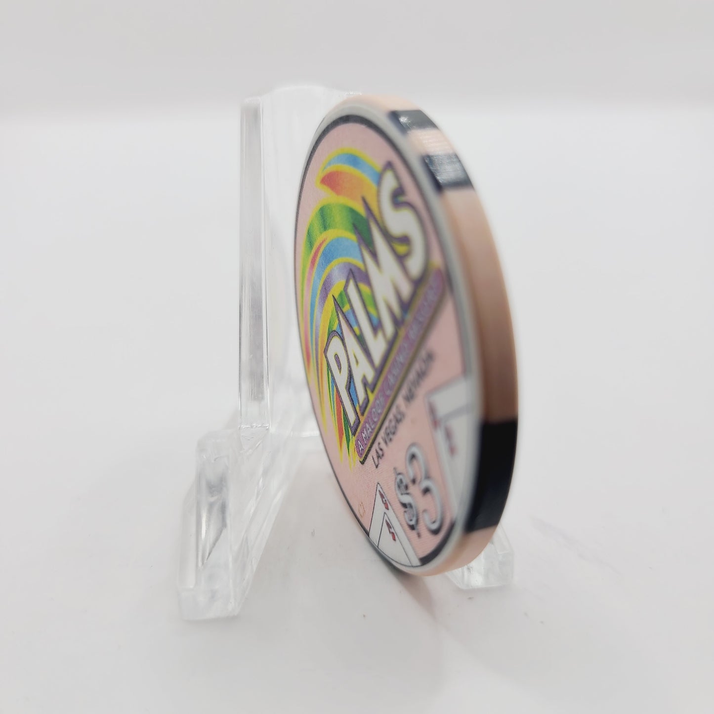 Palms Hotel Casino Las Vegas Nevada 2005 "9/18 Poker" $3 Casino Chip E4652