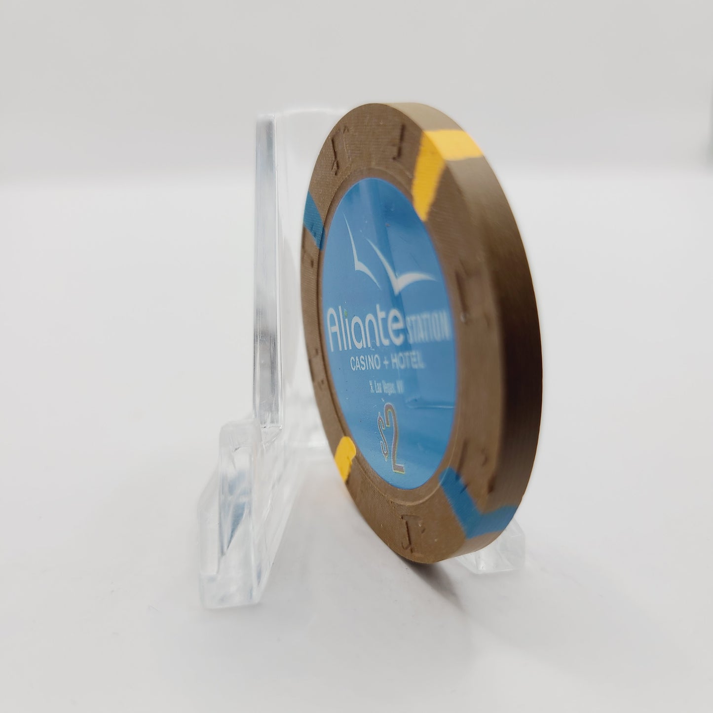 Aliante Station Hotel Casino Las Vegas Nevada 2008 $2 Casino Chip E8725