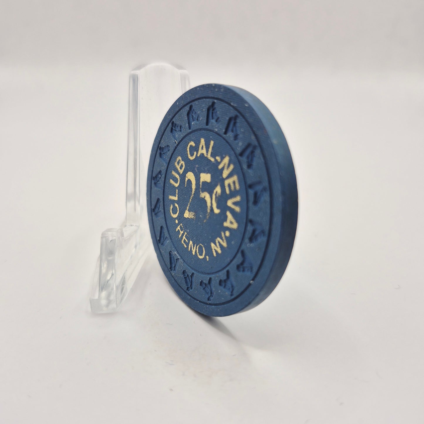 Club Cal-Neva Casino Reno Nevada 1970 $.25 Casino Chip N4331