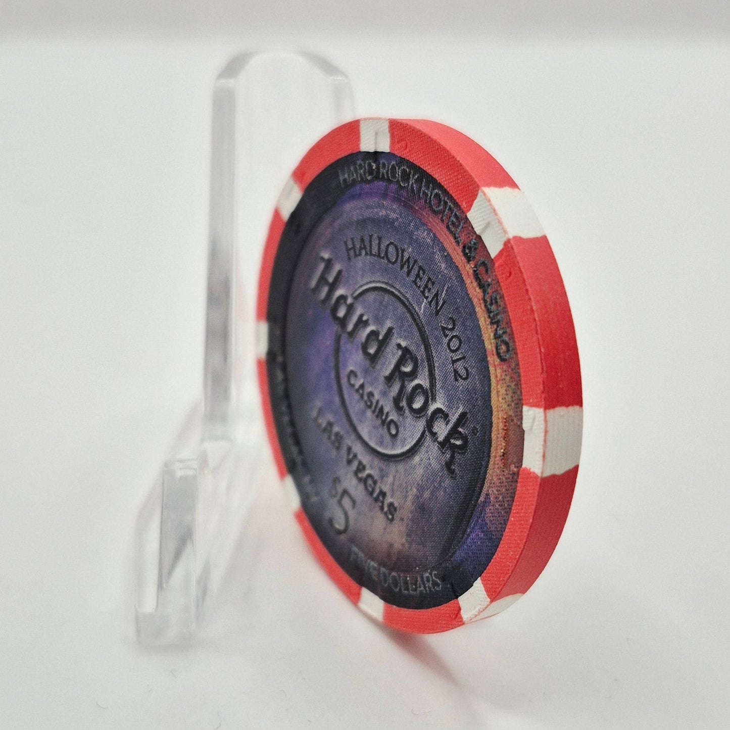 Hard Rock Hotel Casino Las Vegas Nevada 2012 Halloween $5 Casino Chip D0821