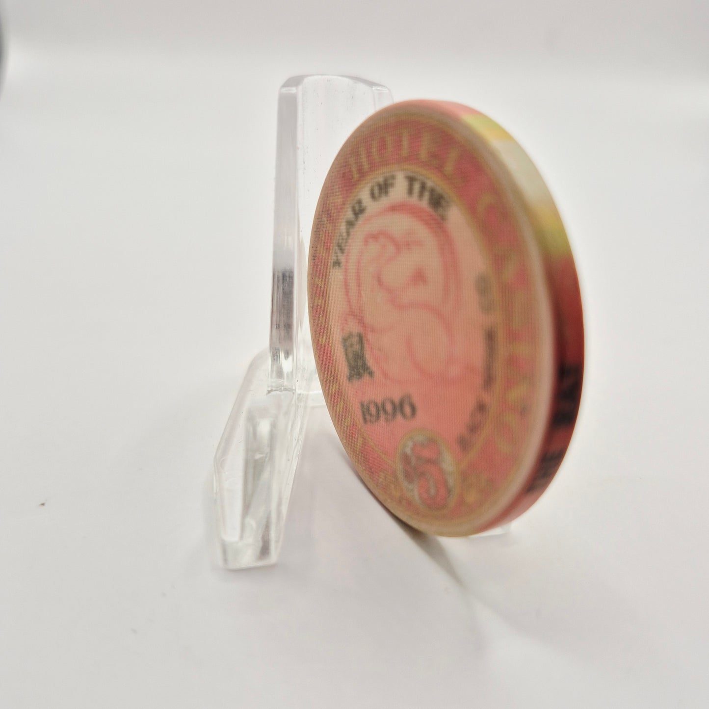 The Gilpin Casino Black Hawk Colorado 1996 "Year of the Rat" $5 Casino Chip