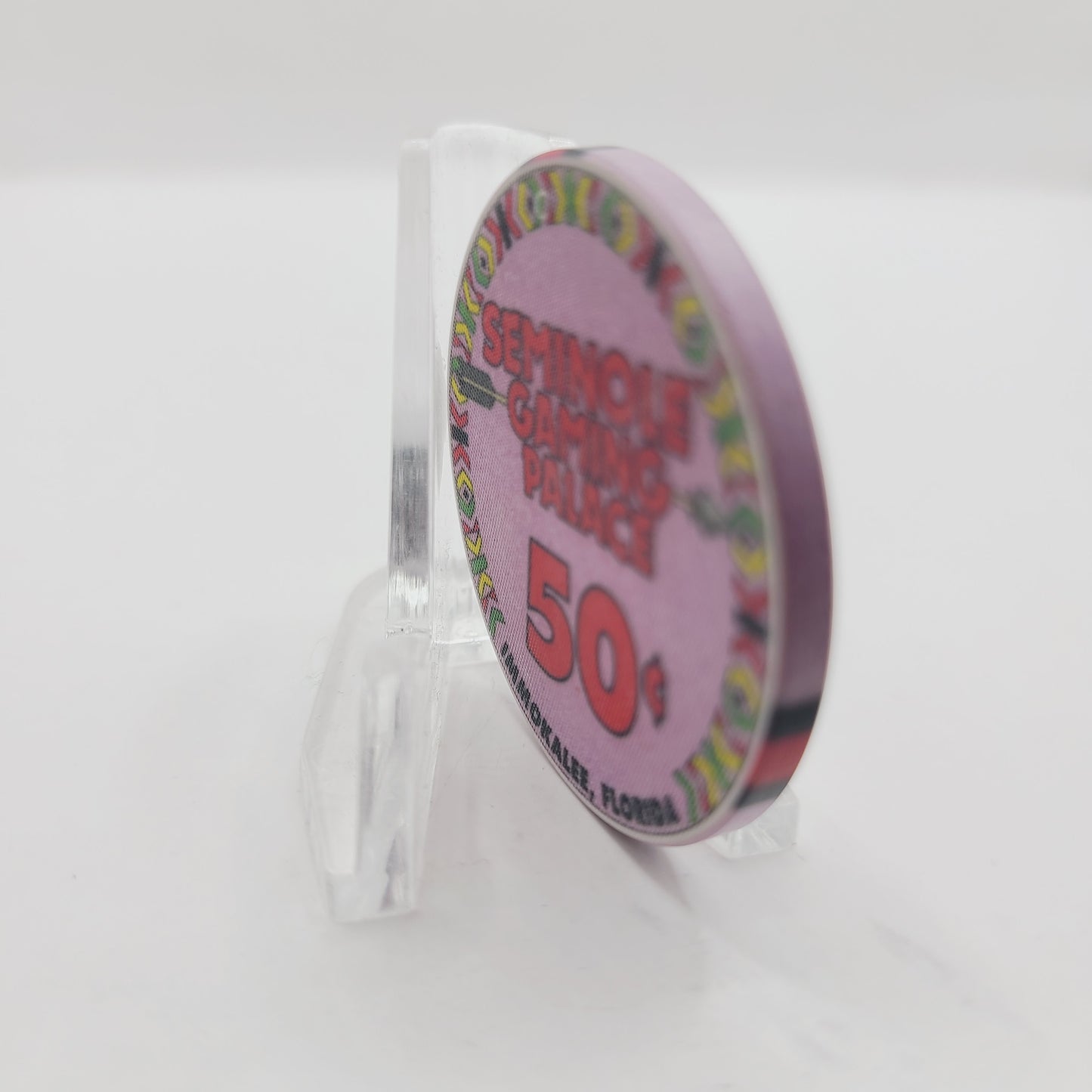 Seminole gaming Palace Casino Immokalee Florida $.50 Casino Chip