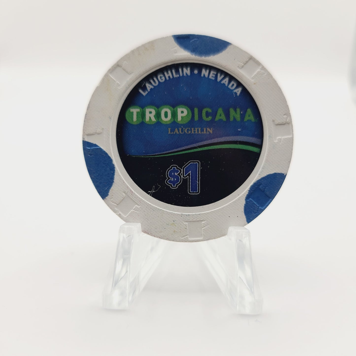 Tropicana Hotel Casino Laughlin Nevada 2015 $1 Casino Chip D2015