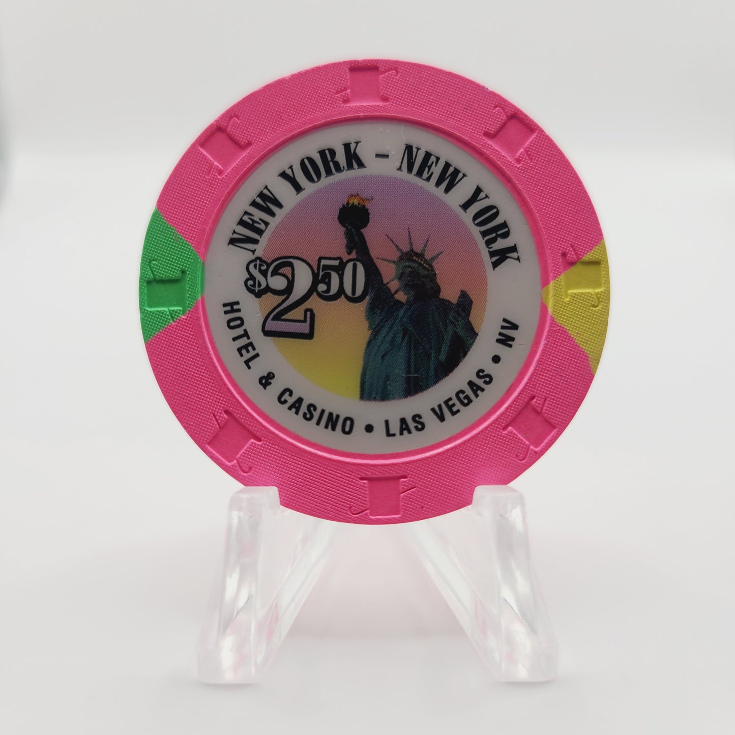 New York New York Hotel Casino Las Vegas Nevada 1997 $2.50 Casino Chip V9225