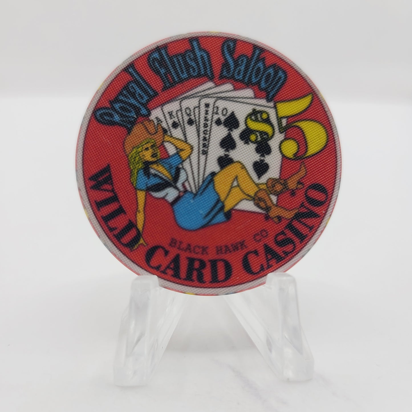 Wild Card Saloon & Casino Black Hawk Colorado $5 Casino Chip