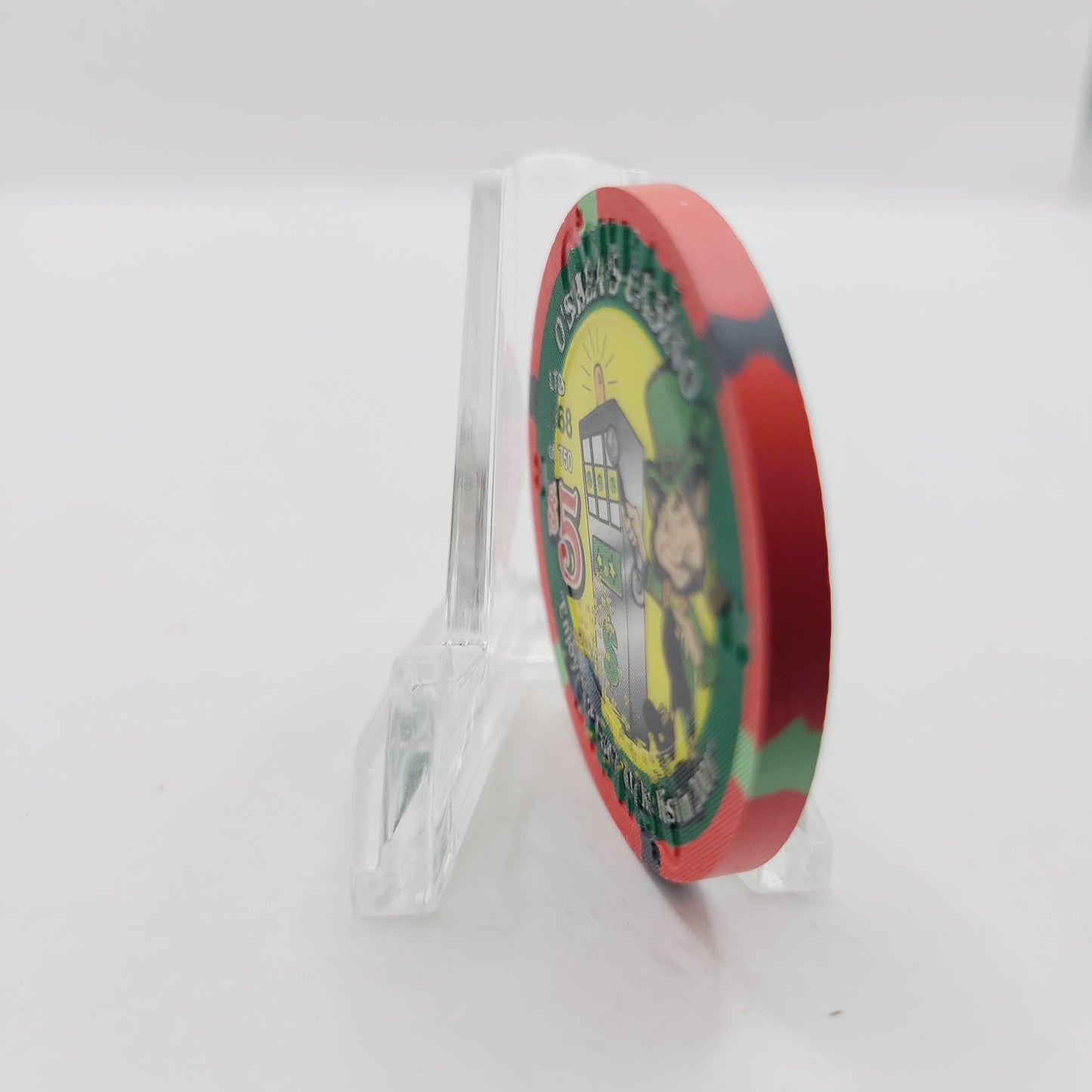 O'Shea's Casino Las Vegas Nevada 2001 "St.Patrick's Day" $5 Casino Chip V9315 LTD 750 #468