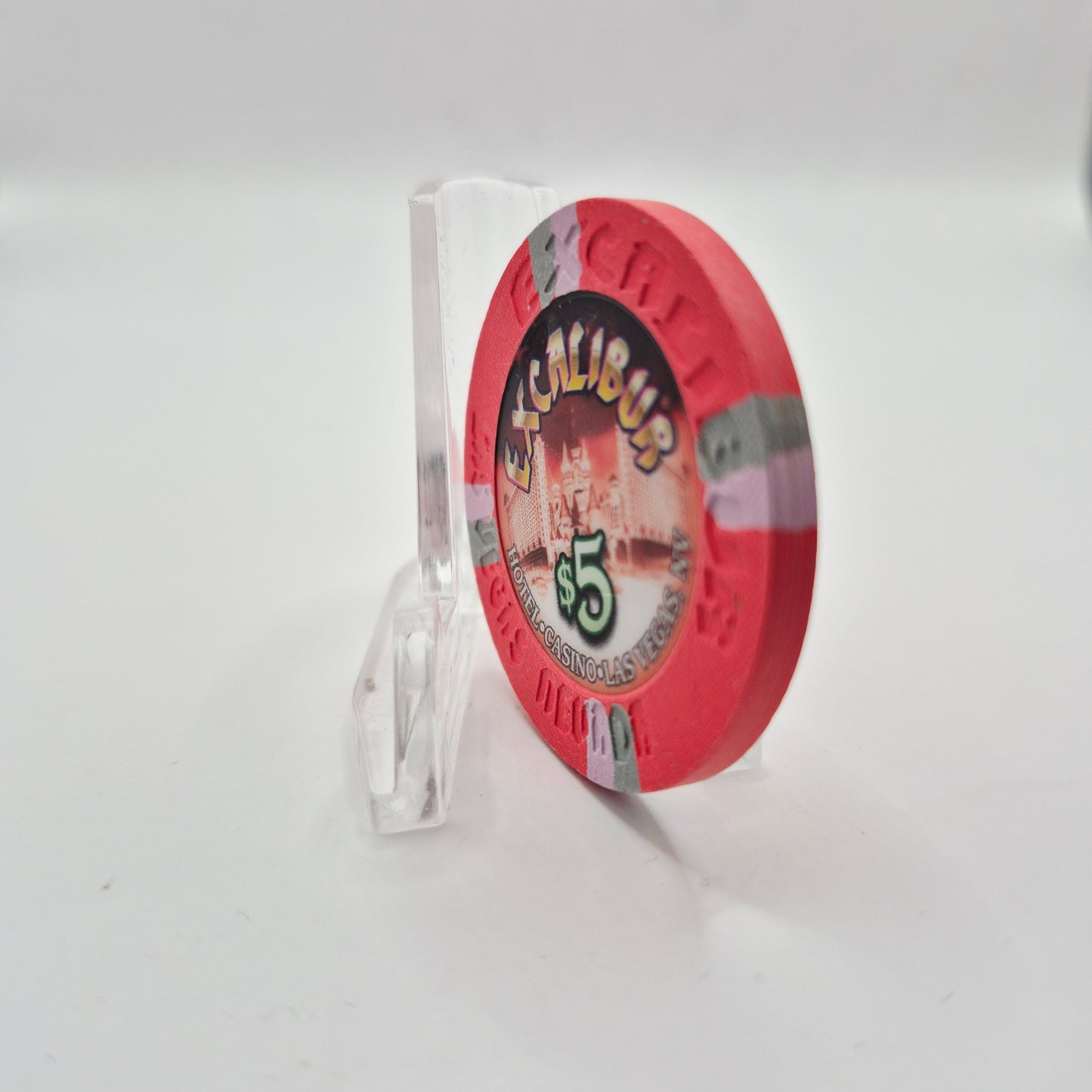 Excalibur Hotel Casino Las Vegas Nevada 2006 $5 Casino Chip E5173