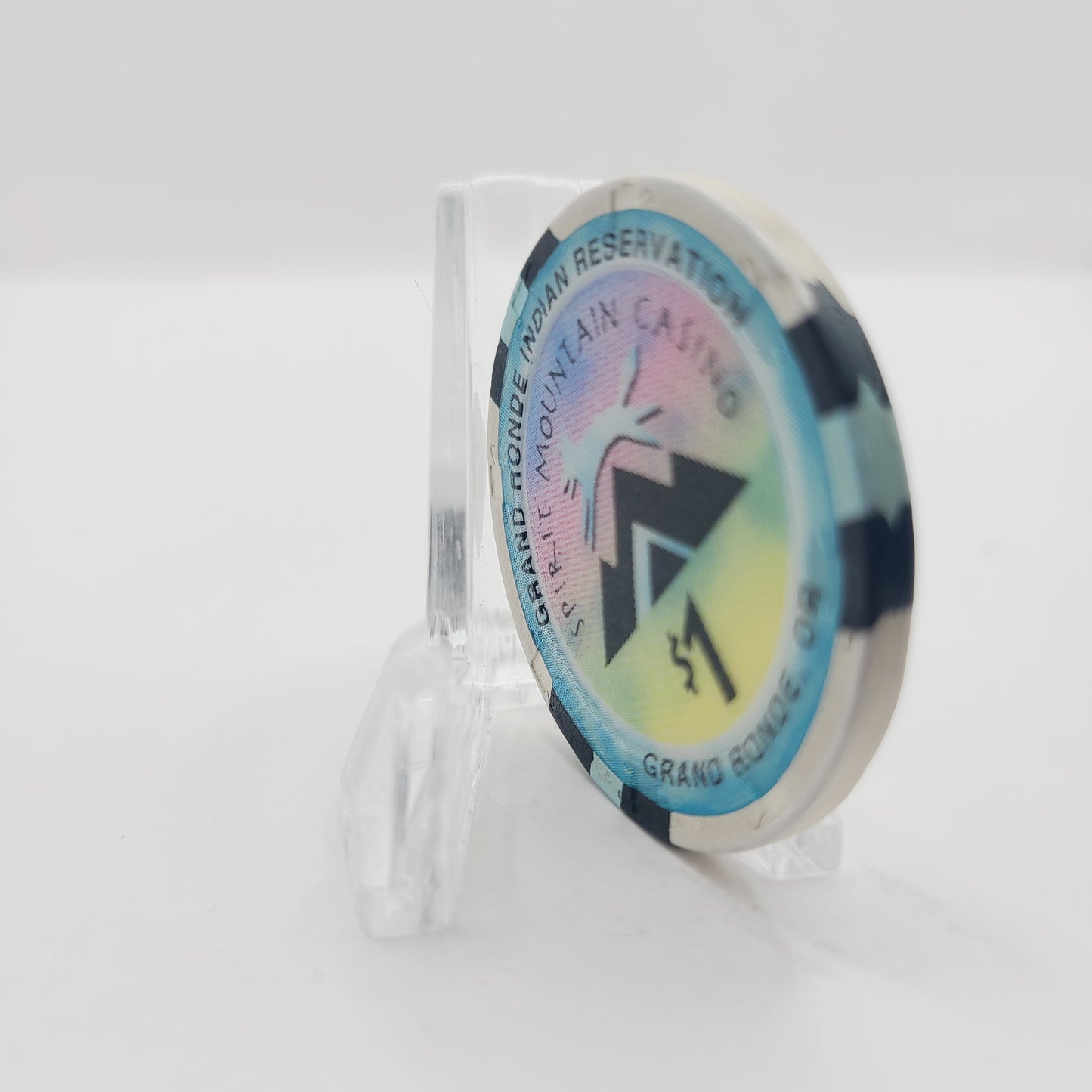 Spirit Mountain Hotel Casino Grand Ronde Oregon $1 Casino Chip