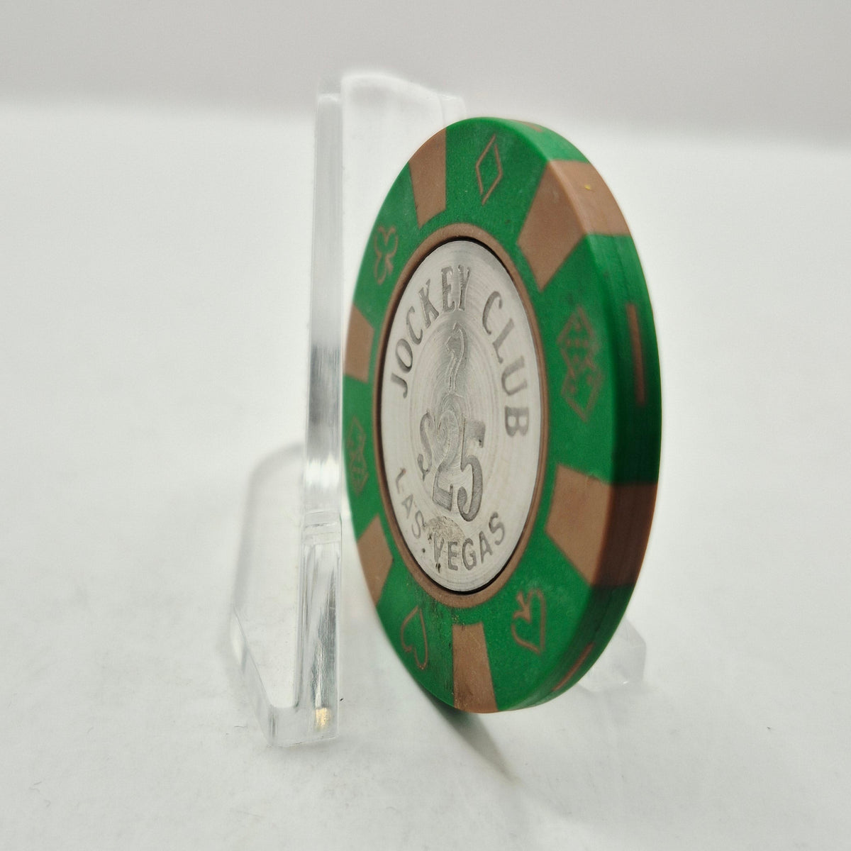 Jockey Club Casino Las Vegas Nevada 1983 $25 Casino Chip N1803 (Never Opened)