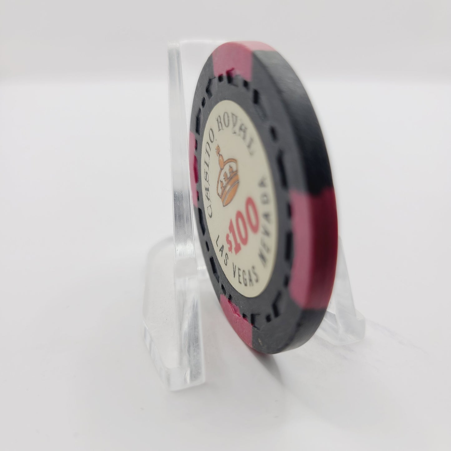 Casino Royal Casino Las Vegas Nevada 1970 $100 Casino Chip N1431 LMT500
