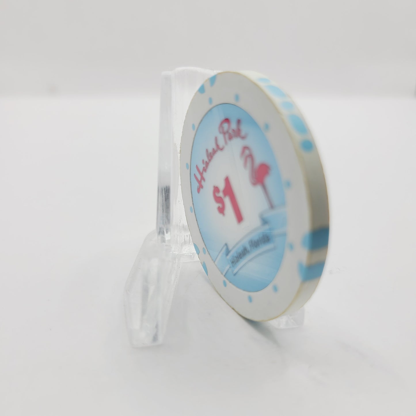 Hialeah Park Racino Hialeah Florida 2013 $1 Casino chip