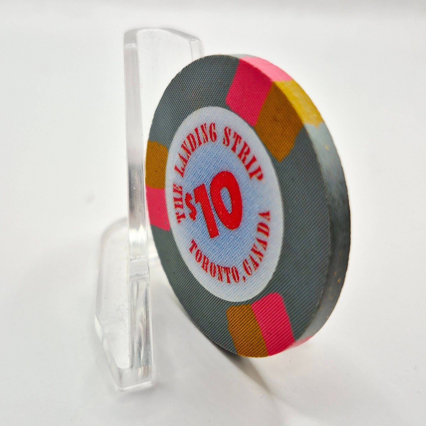 The Landing Strip Toronto Ontario Canada 'BROTHEL STRIP CLUB' $10 Casino Chip *UNC