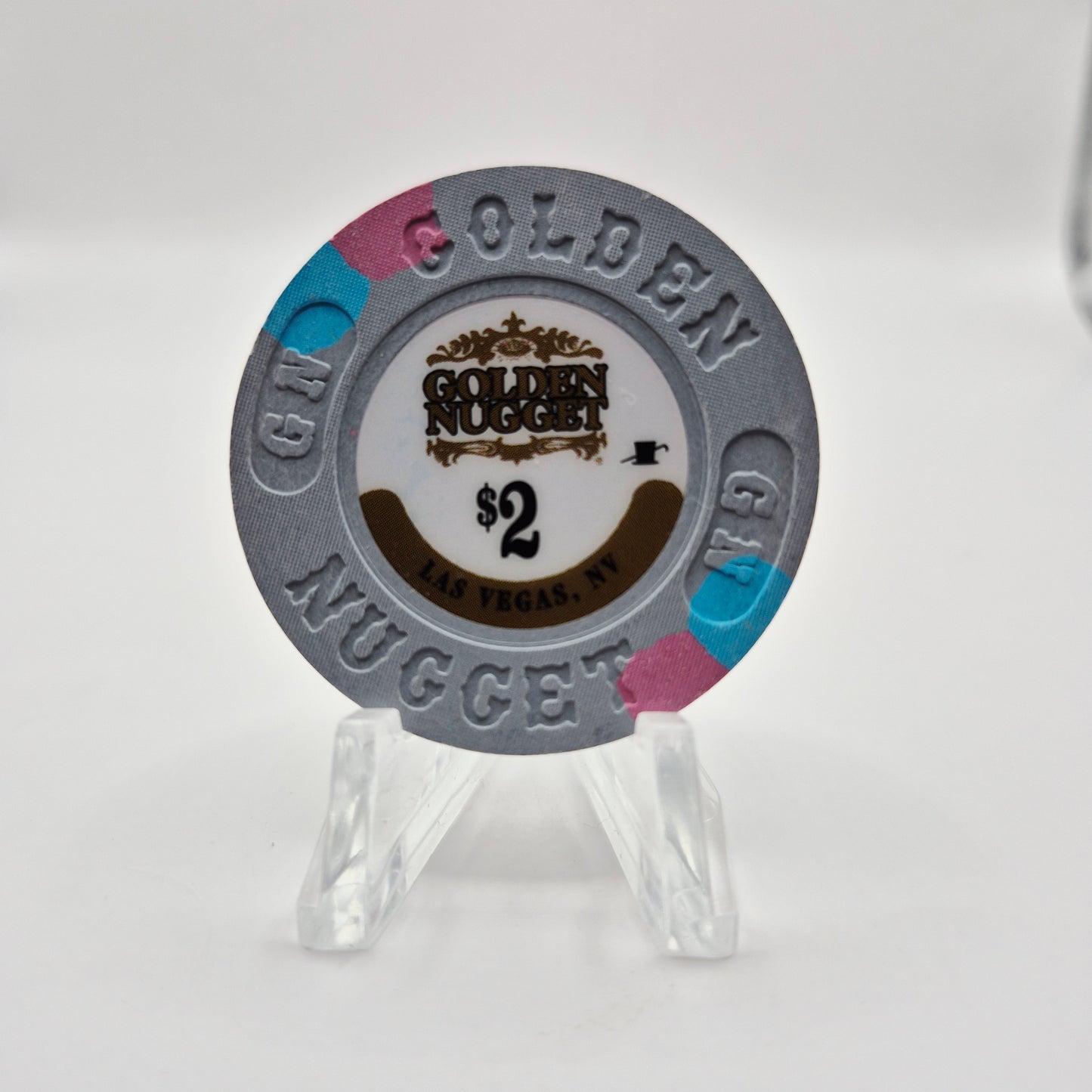 Golden Nugget Hotel Casino Las Vegas Nevada 2020 $2 Casino Chip D2948