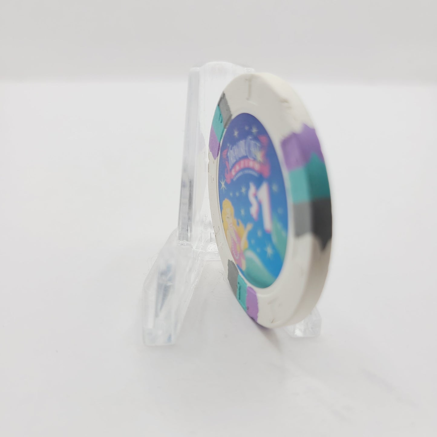 Treasure Chest Riverboat Casino Kenner Louisiana $1 Casino Chip