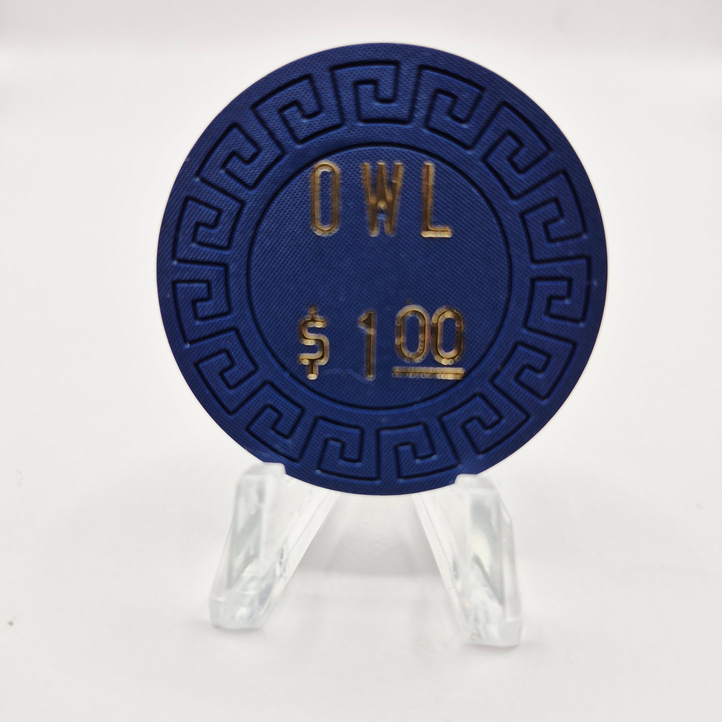Owl Club Battle Mountain Nevada 1970's $1 Casino Chip V1271
