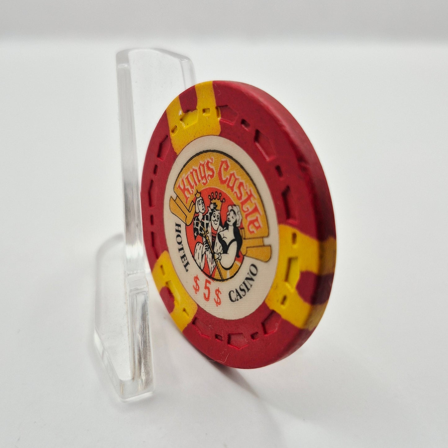 Kings Castle Lake Tahoe Nevada 1970 $5 Casino Chip N5205