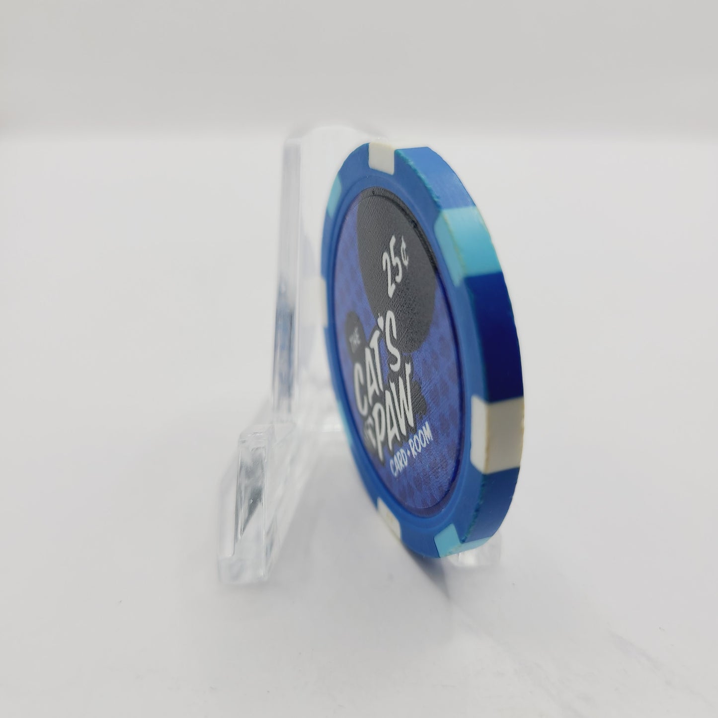 Cat's Paw Card Room Bozeman Montana $.25 Casino Chip