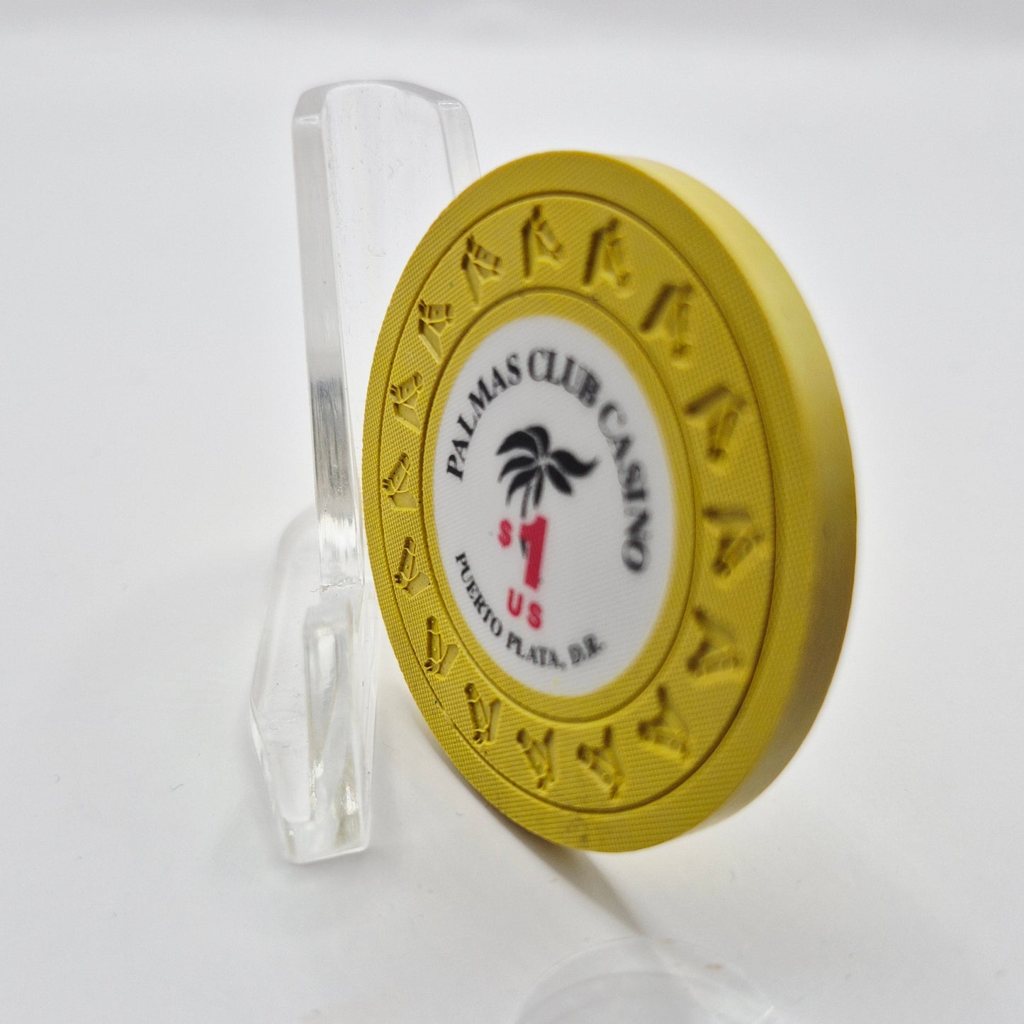 Palmas Club Casino Puerto Plata Dominican Republic $1 Casino Chip *UNC