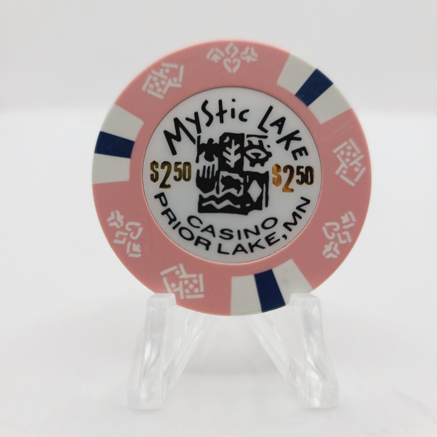 Mystic Lake Hotel Casino Prior Lake Minnesota $2.50 Casino Chip