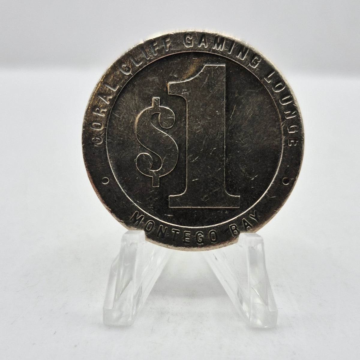 Coral Cliff Hotel Casino Montego Bay Jamaica $1 Slot Token