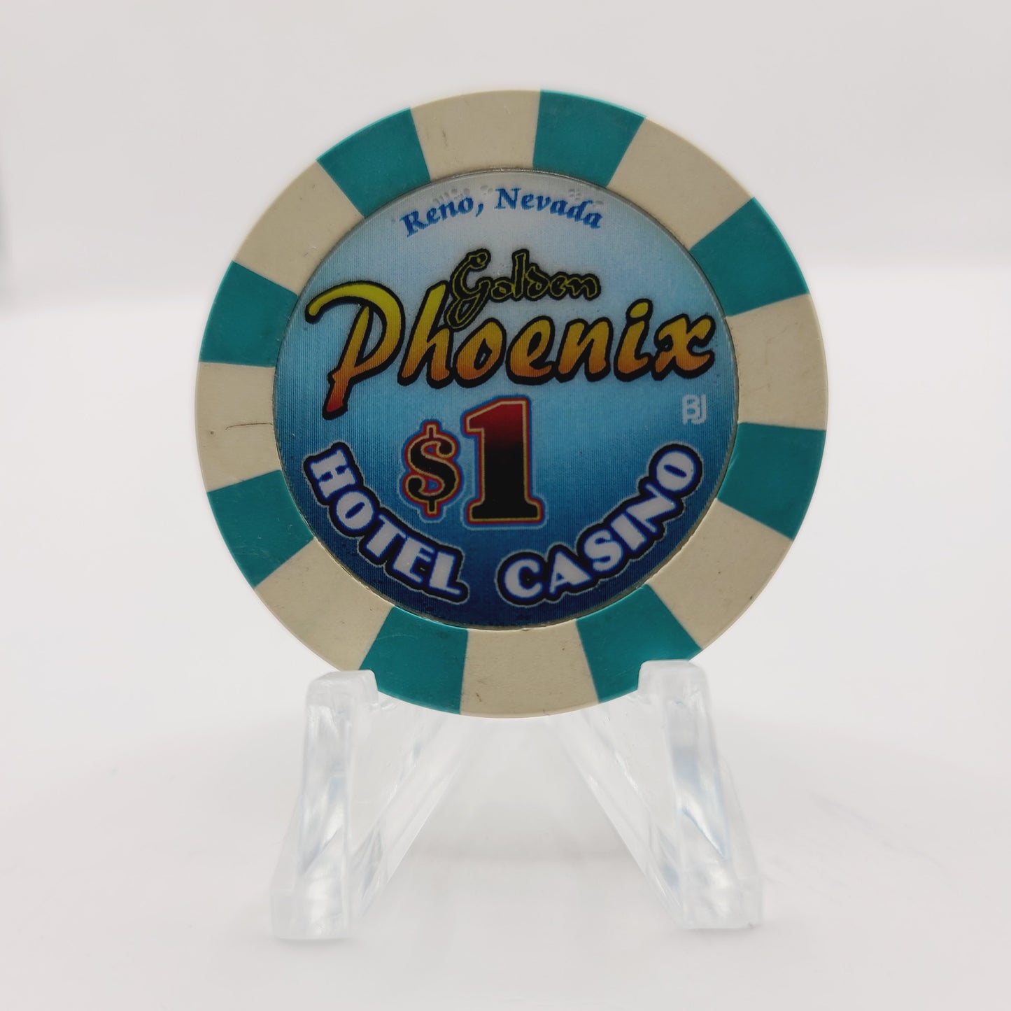 Golden Phoenix Casino Reno Nevada 2002 $1 Casino Chip E0685