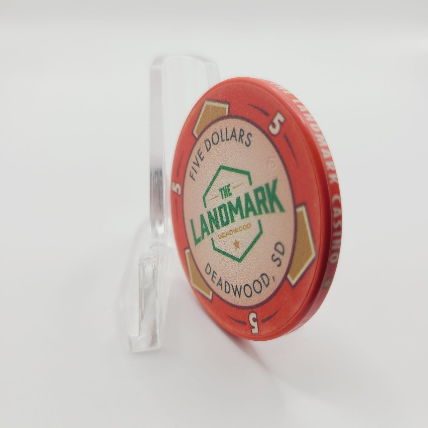 The Landmark Casino Deadwood South Dakota 2023 $5 Casino Chip