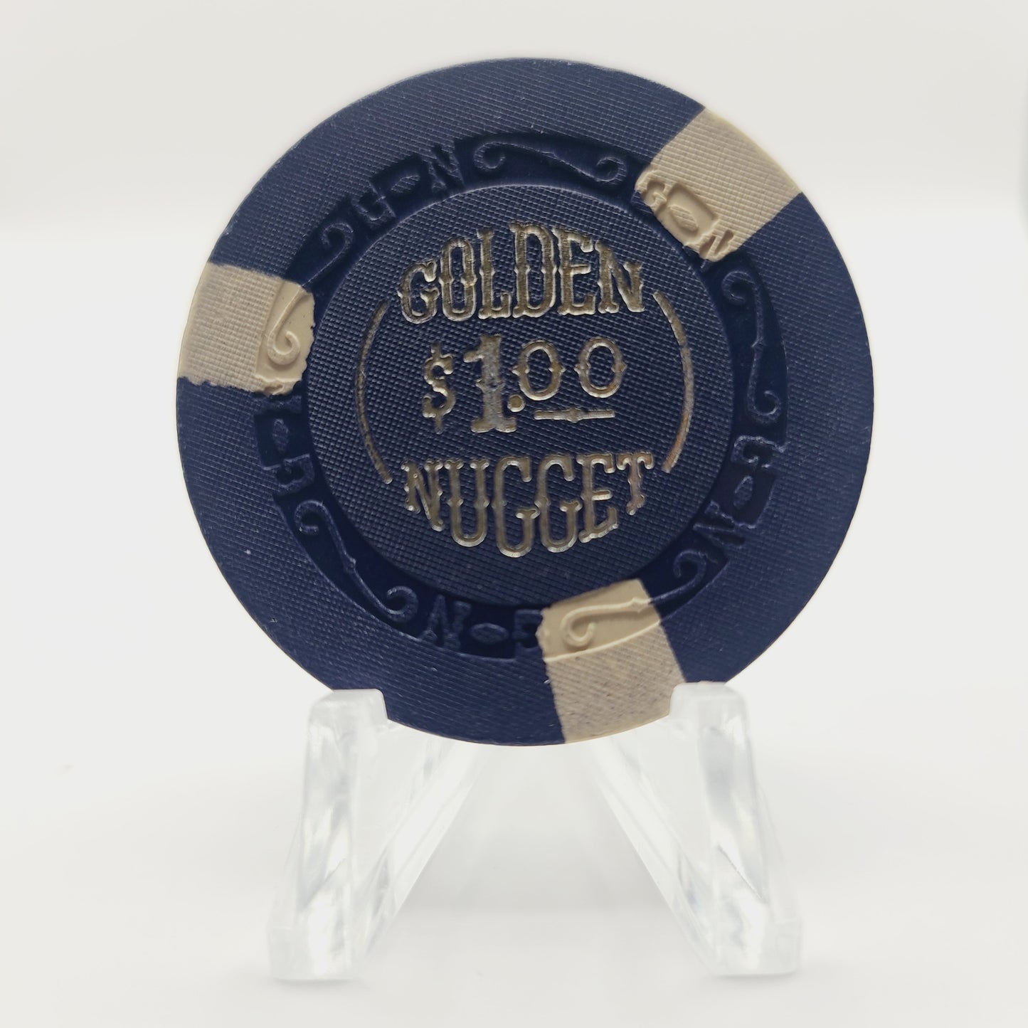Golden Nugget Hotel Casino Las Vegas Nevada 1960's $1 Casino Chip N1722