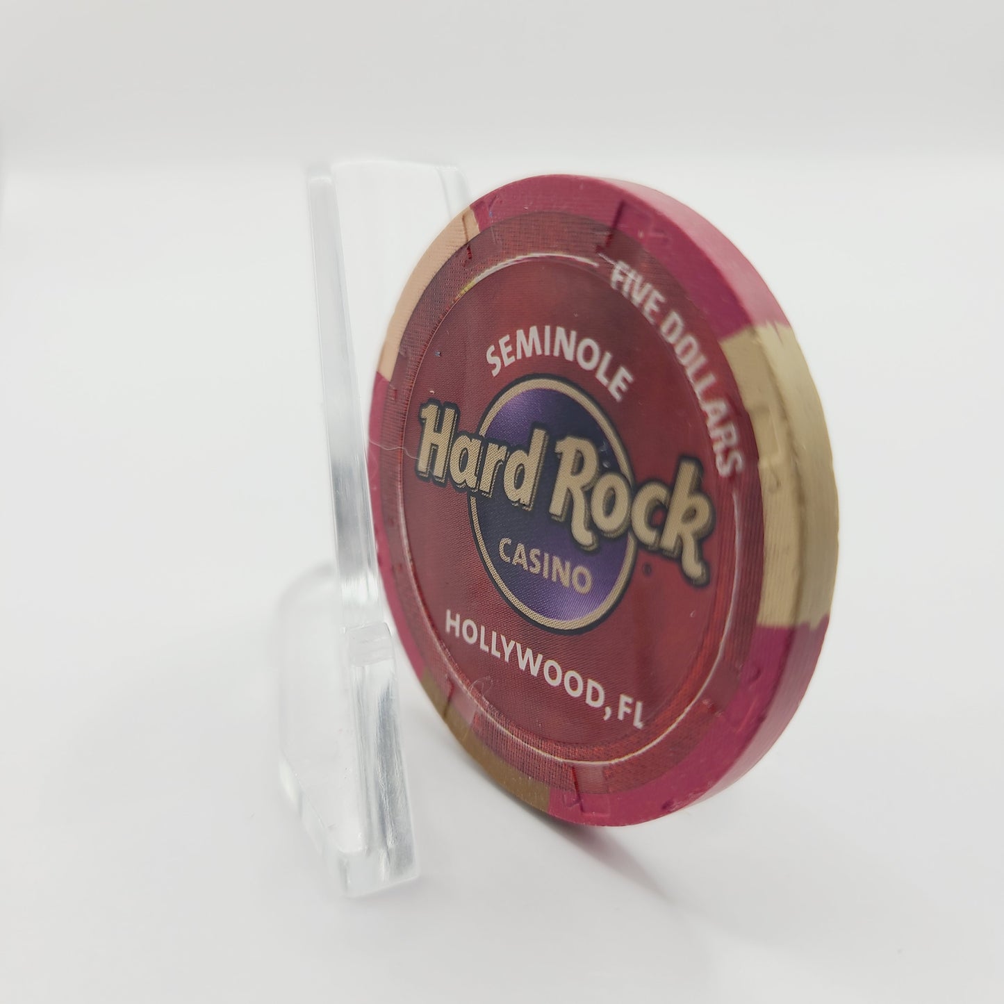 Seminole Hard Rock Casino Hollywood Florida $5 Casino Chip