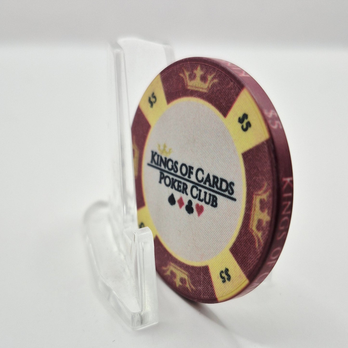 Kings of Cards Poker Club Houston Texas 2021 $5 Casino Chip
