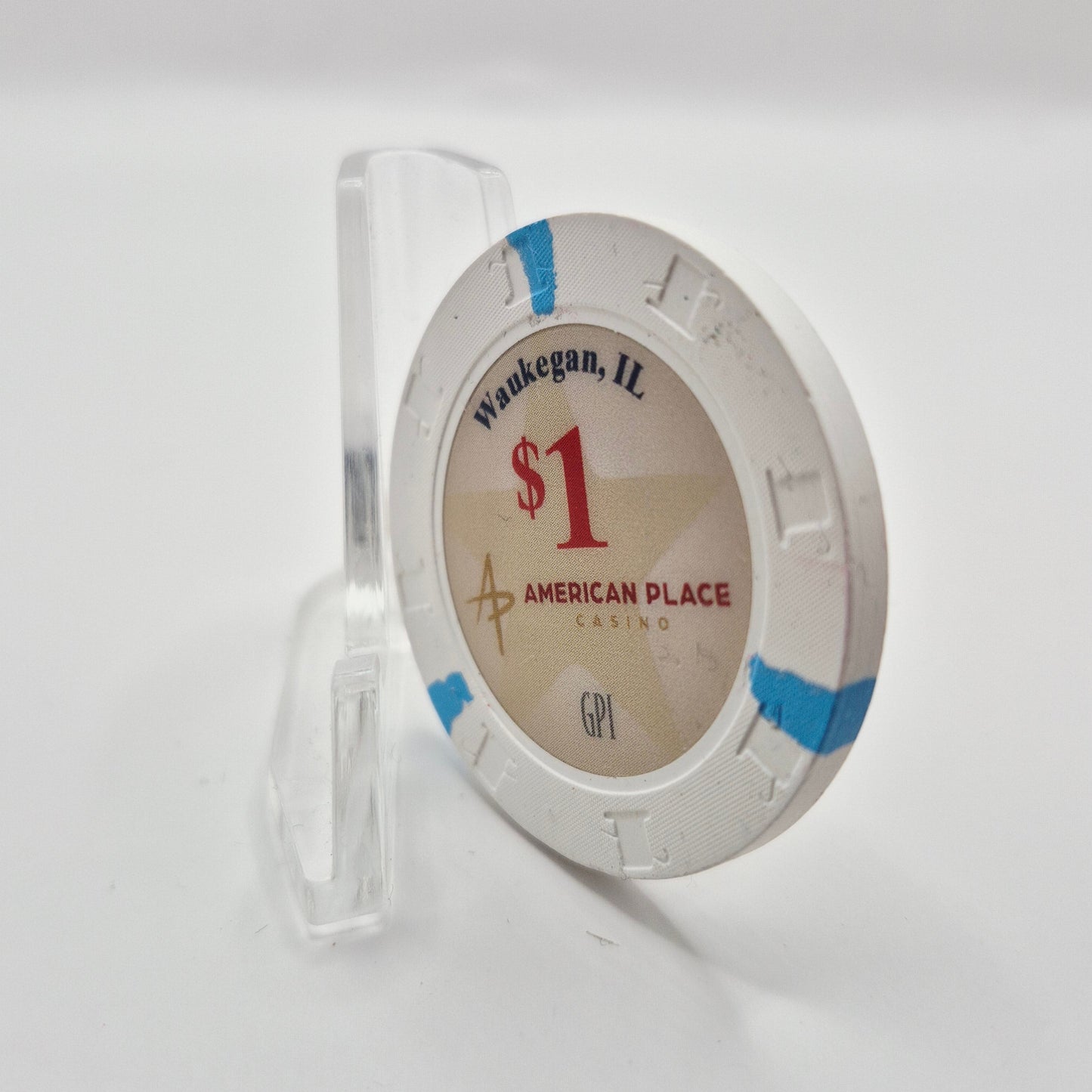 American Place Casino Waukegan Illinois 2025 $1 Casino Chip