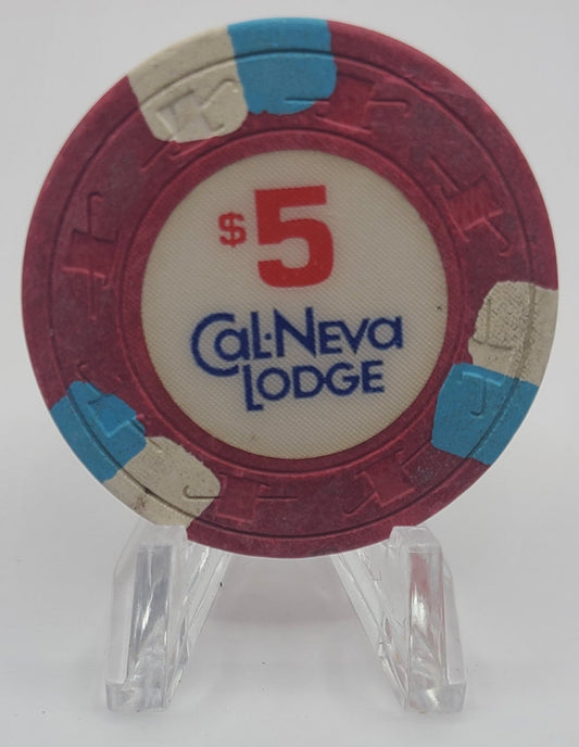 Cal-Neva Lodge Lake Tahoe/Crystal Bay $5 Casino Chip 1988 N4992