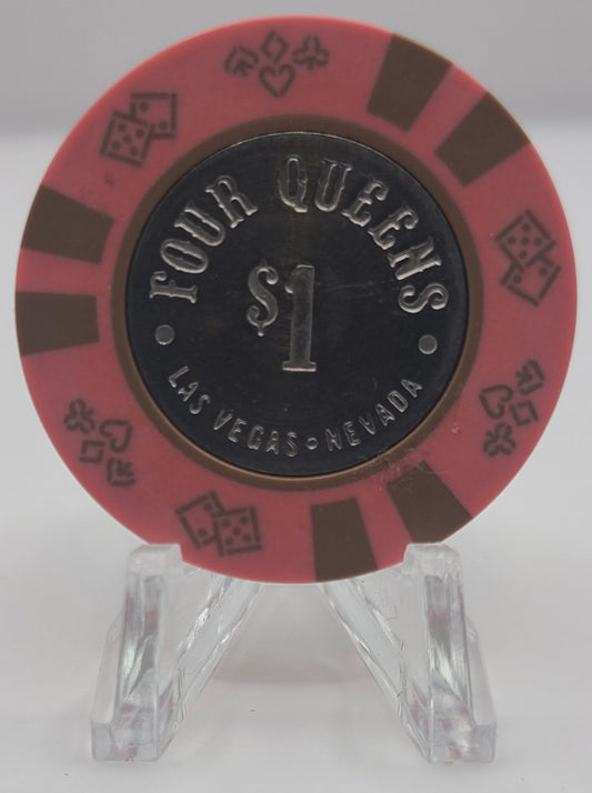 Four Queens Hotel and Casino Las Vegas NV $1 Casino Chip 1978 N1622