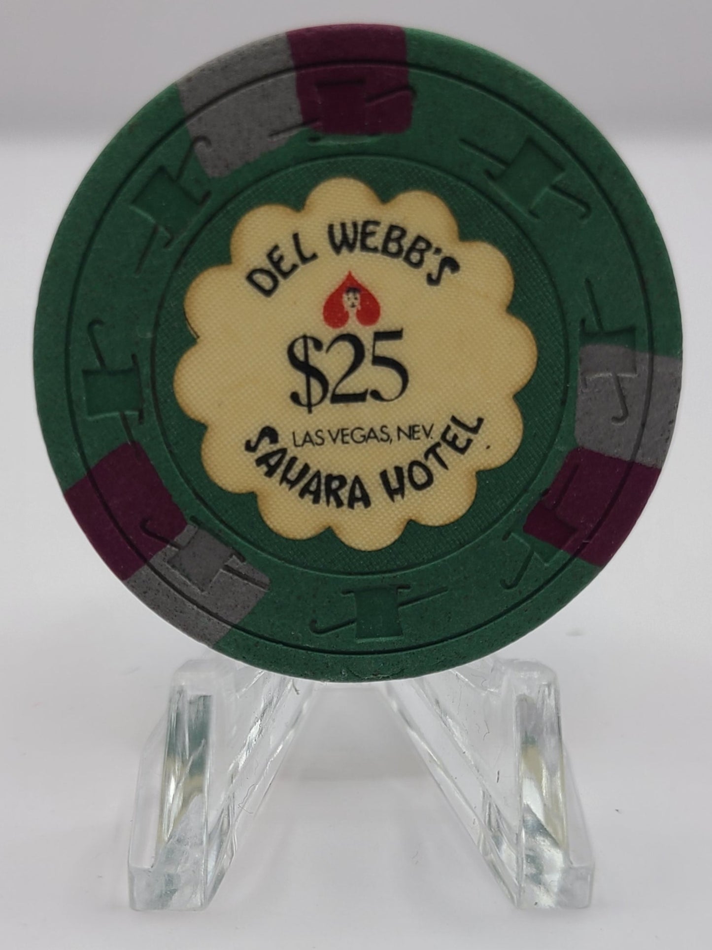 Sahara Hotel Casino Las Vegas NV $25 Chip 1961 N2094