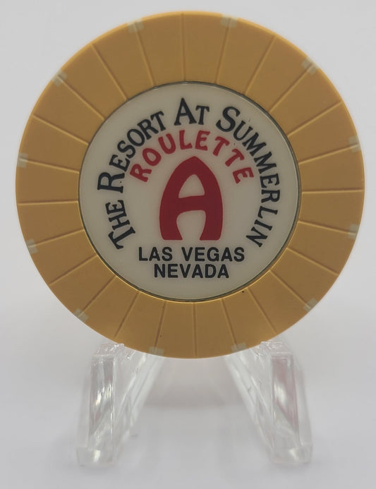 The Resort at Summerlin LV NV Roulette A Chip 1999 V5340