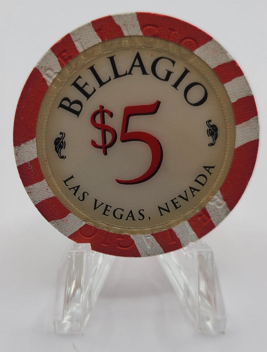 Bellagio Hotel Casino Las Vegas NV $5 Chip 1998 V2127