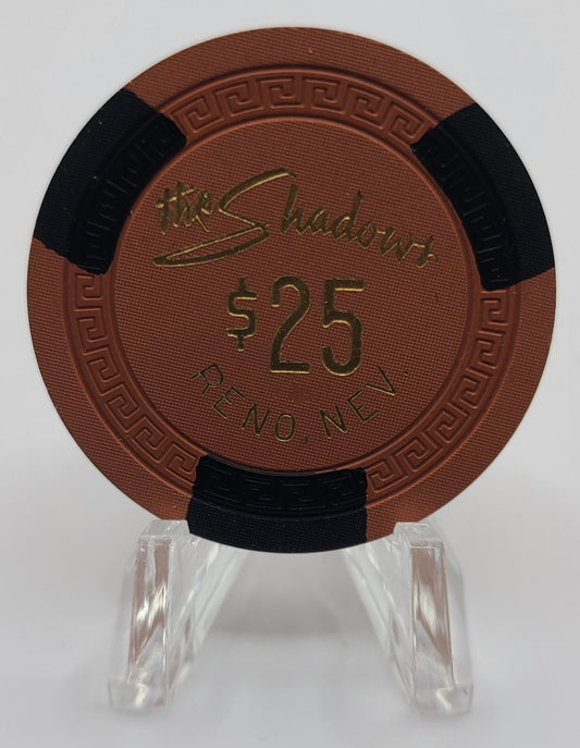 The Shadows Reno NV $25 Chip 1940's N6977