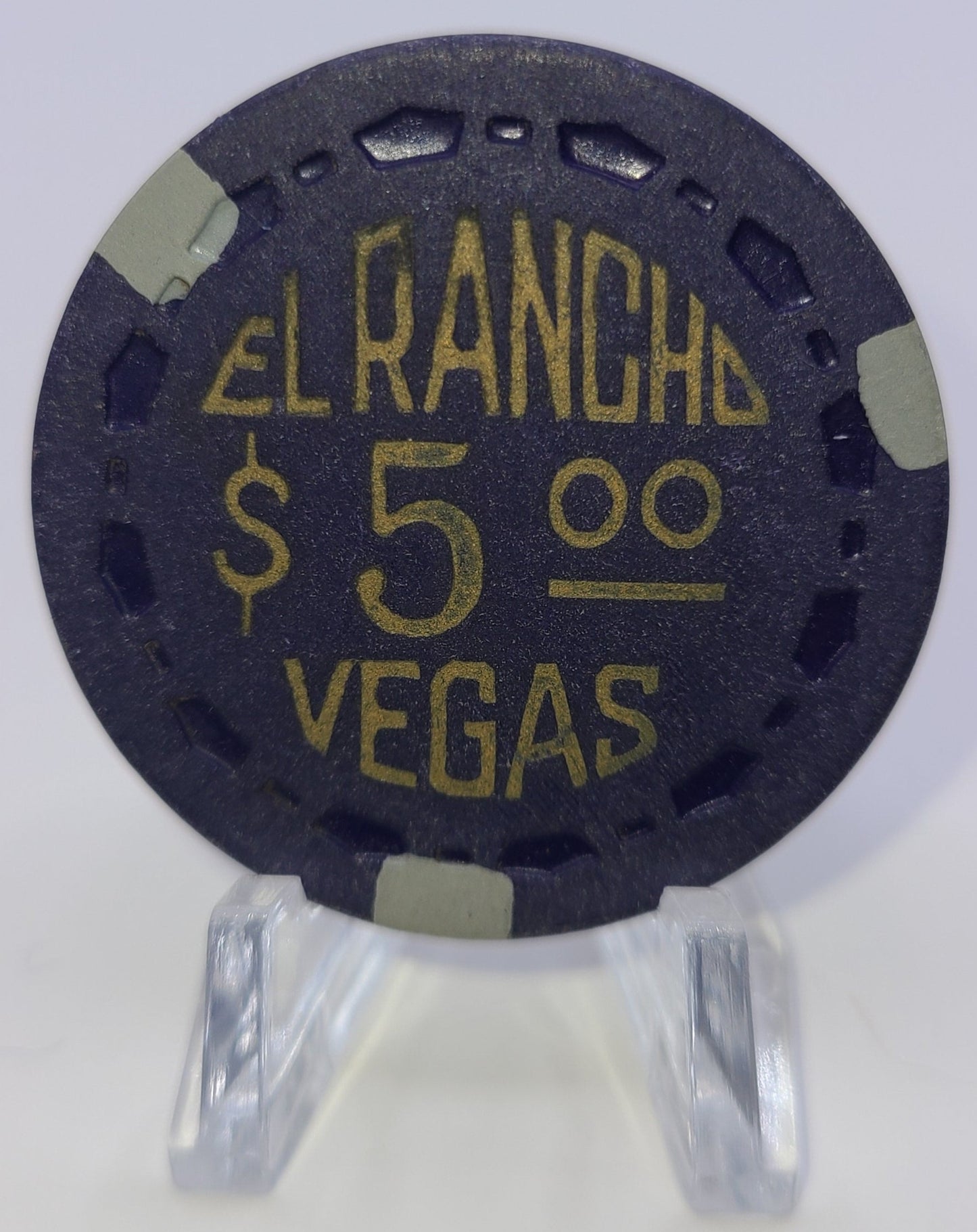 El Rancho Vegas Las Vegas NV $5 Chip 1952 N1561