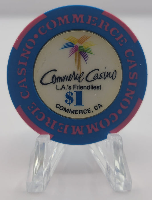 Commerce Casino Commerce CA $1 Chip