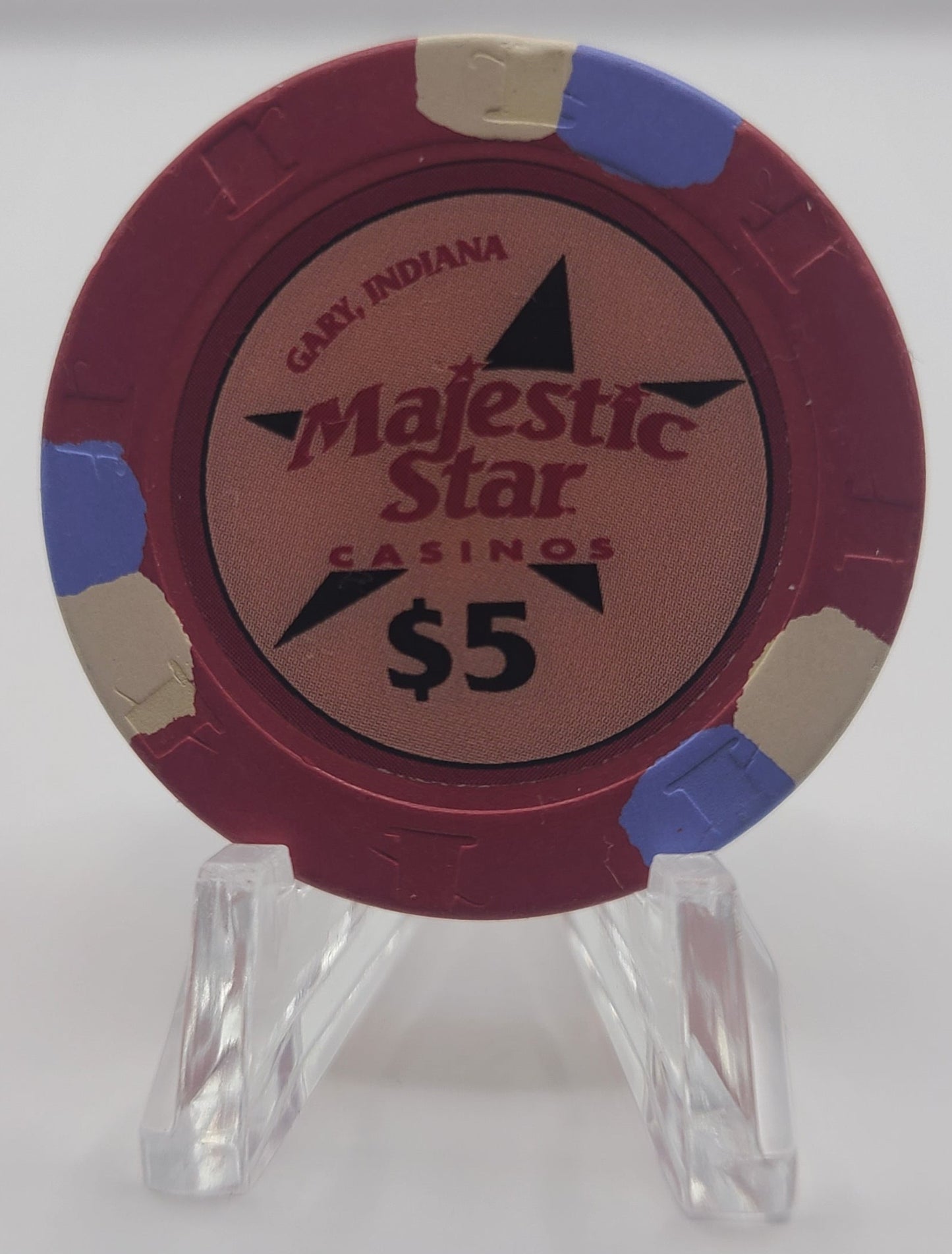 The Majestic Star Casino Gary Indiana $5 Chip