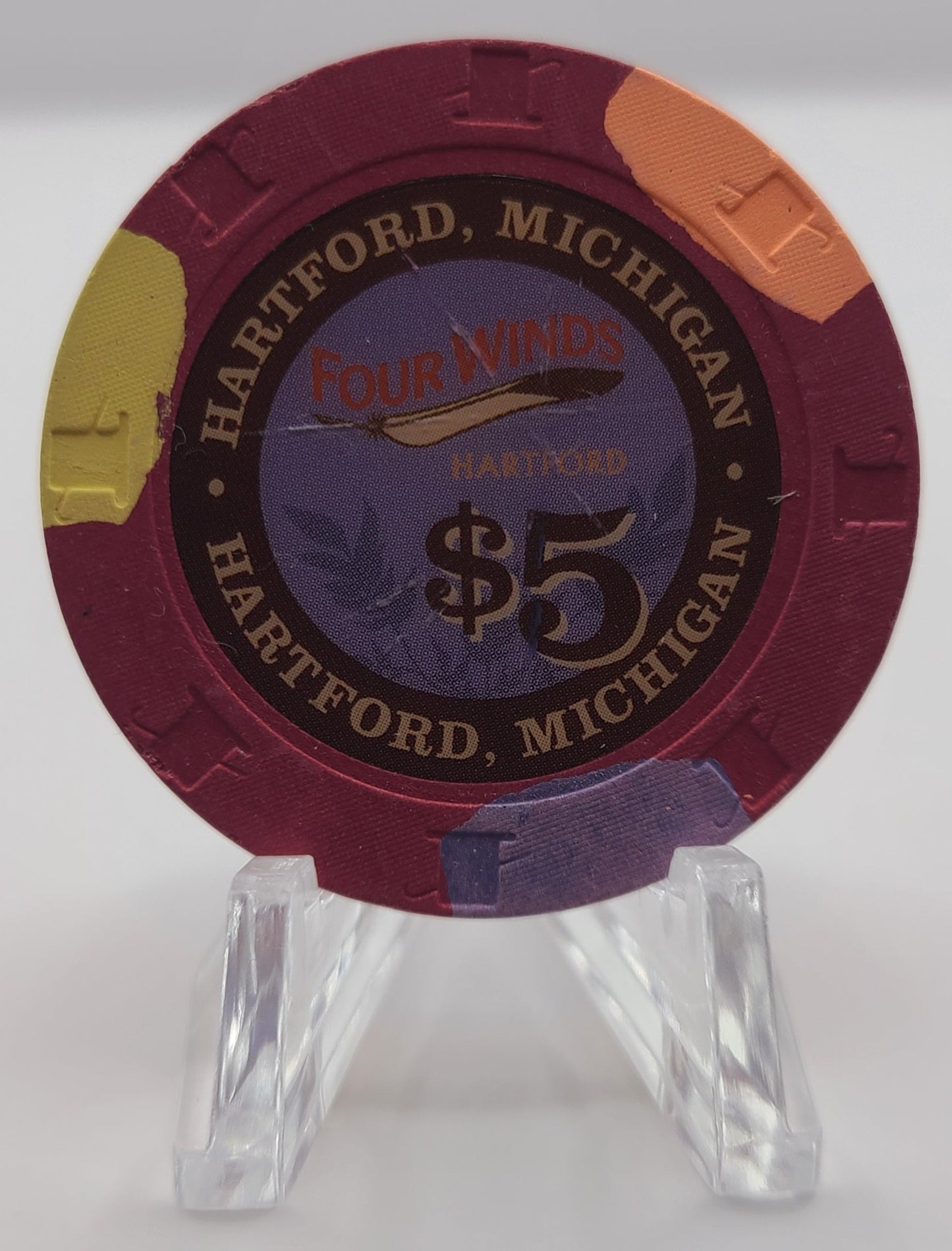 Four Winds Casino Hartford MI , $5 Chip