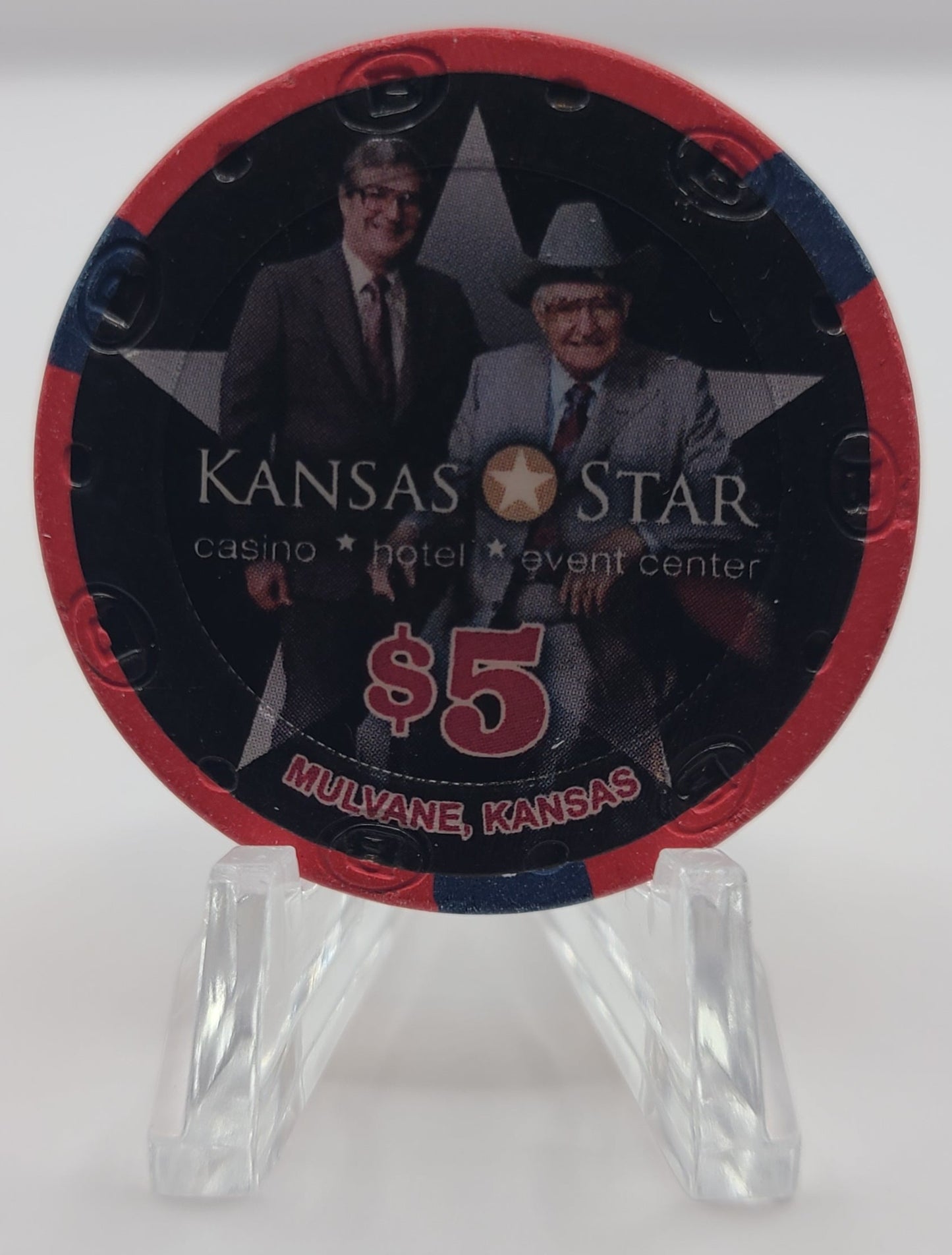 Kansas Star Casino Mulvane KS, 40 Years of Boyd Style $5 Chip