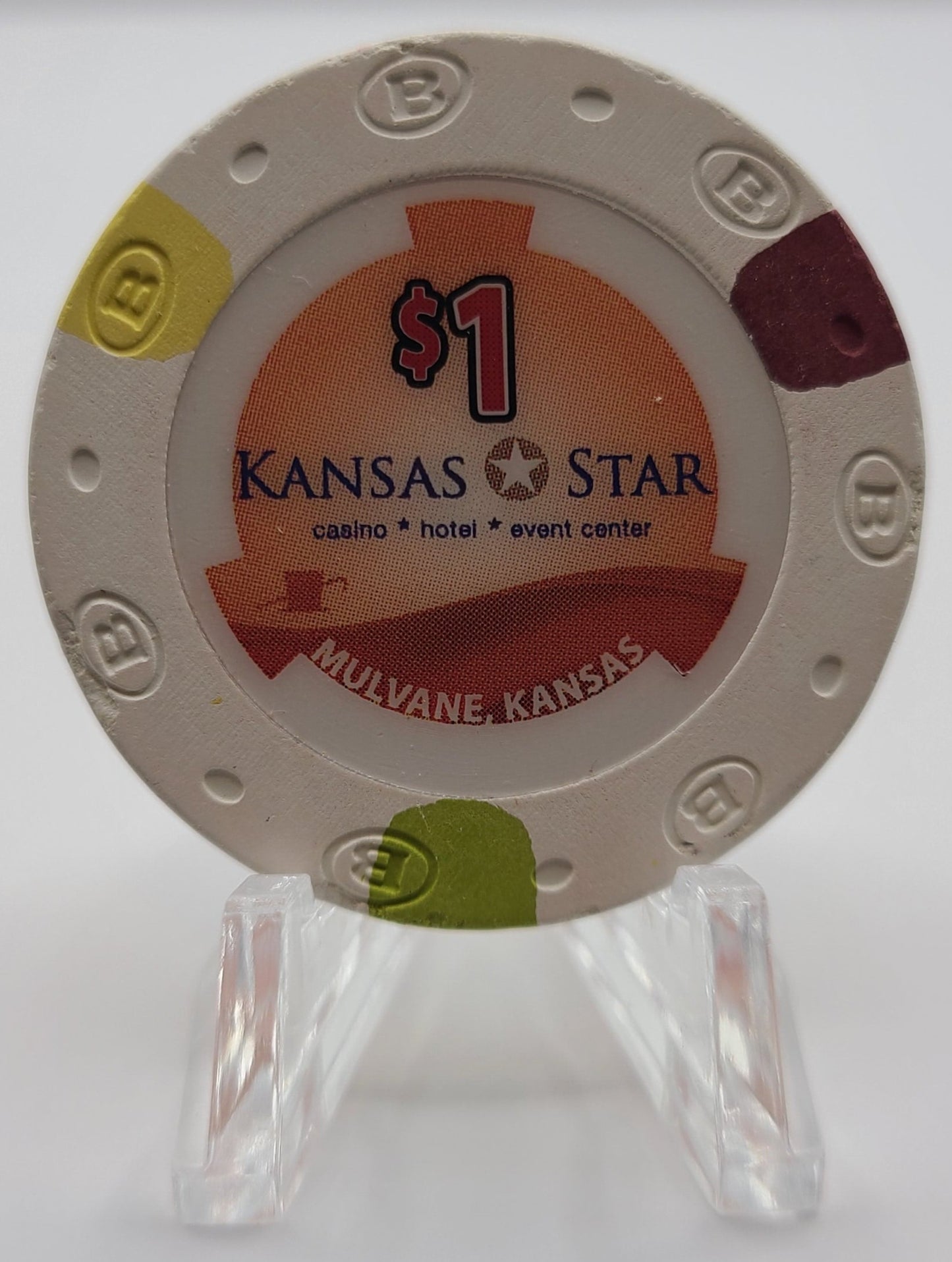 Kansas Star Hotel Casino Mulvane KS $1 Chip