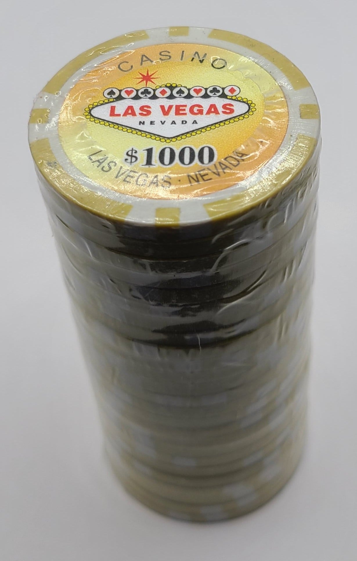 Las Vegas NV Souvenir $1000 Chip Barrel of 25