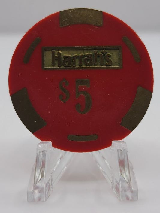 Harrah's Casino Reno/Lake Tahoe NV $5 Chip N6466