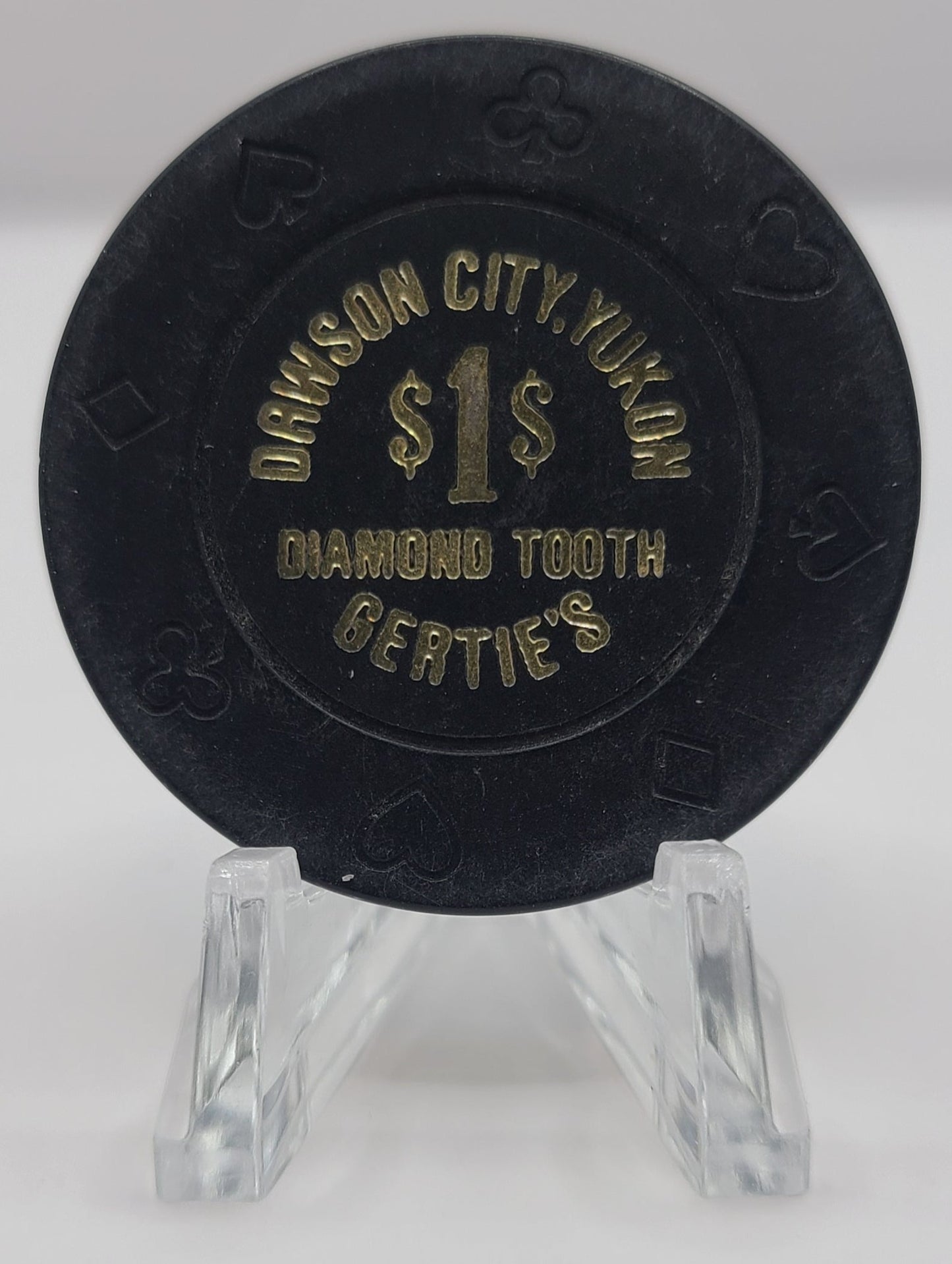 Diamond Tooth Gerties Dawson City Yukon, Canada $1 Chip